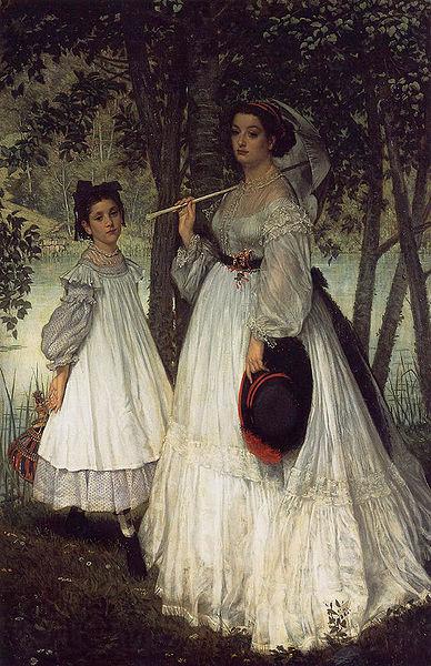 James Jacques Joseph Tissot Two Sisters